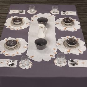 PAPATYA NAKIŞLİ SET